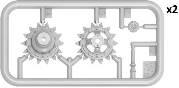 MiniArt 37060 T-62 WHEELS SET (1:35)