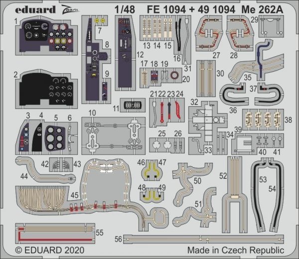 Eduard FE1094 Me 262A 1/48 HOBBY BOSS