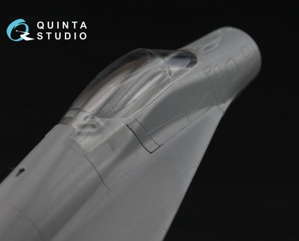 Quinta Studio QC72002 MiG-29 vacuformed clear canopy 2 pcs (for 7278, 7309 Zvezda kit) 1/72