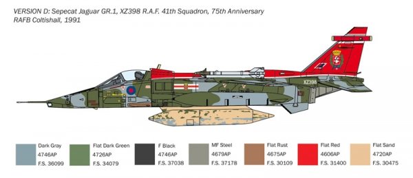 Italeri 1459 Jaguar GR.1/GR.3 RAF 1/72