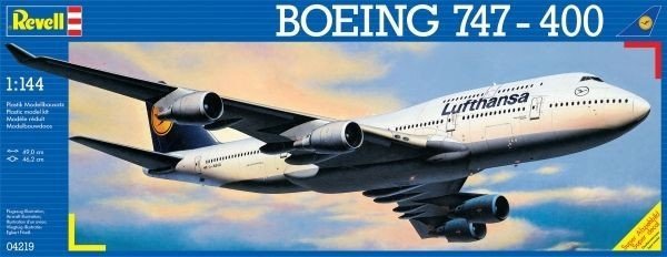 Revell 04219 Boeing 747-400 Lufthansa (1:144)