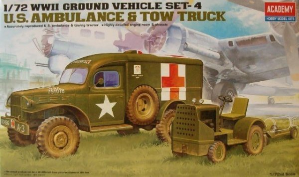 Academy 13403 U.S. Ambulance /Tow Truck WWII 1/72