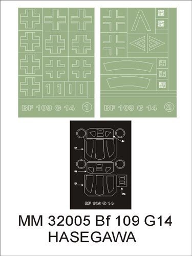 Montex MM32005 Bf-109 G-14 HASEGAWA