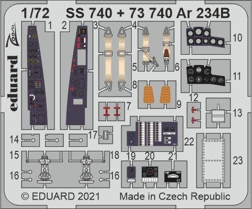 Eduard 73740 Ar 234B HOBBY 2000 / DRAGON 1/72