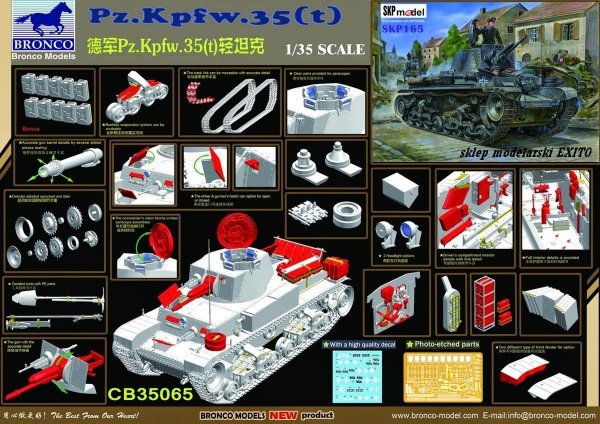 Bronco CB35065 Pz.kpfw.35(t) (1:35)