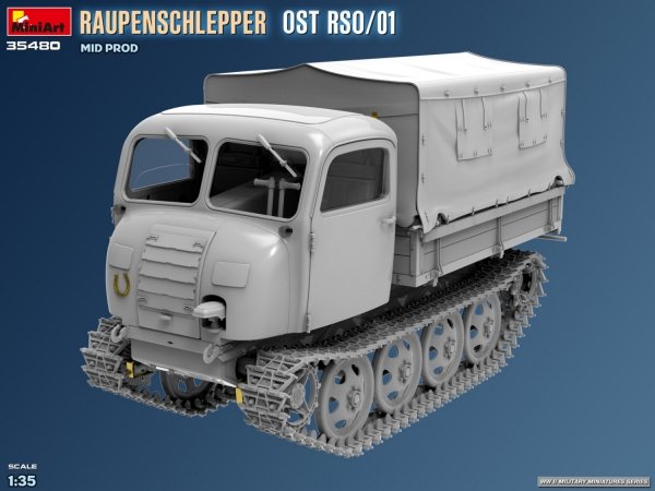 Miniart 35480 Raupenschlepper Ost RSO/01 Mid Prod. 1/35