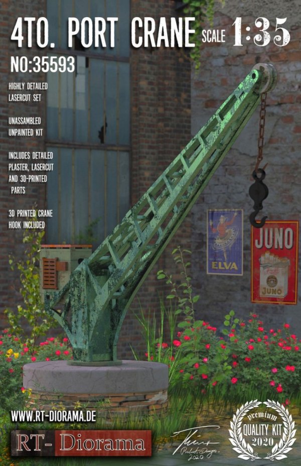 RT-Diorama 35593 4to. Port crane 1/35