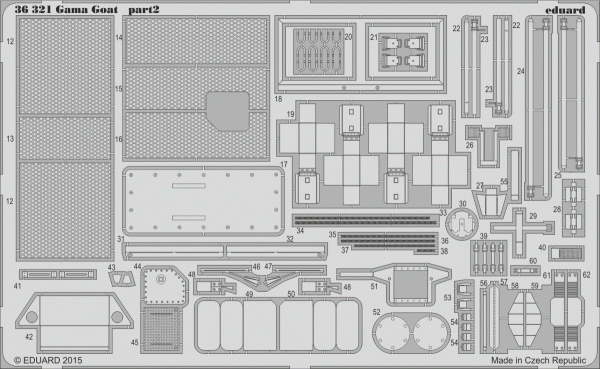 Eduard 36321 Gama Goat TAMIYA 1/35