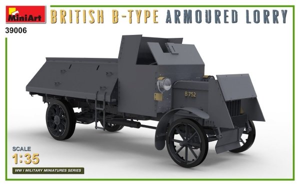 Miniart 39006 BRITISH B-TYPE ARMOURED LORRY 1/35