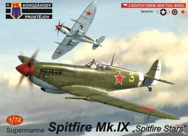 Kovozavody Prostejov KPM0167 Spitfire Mk.IX “Spitfire Stars” 1/72