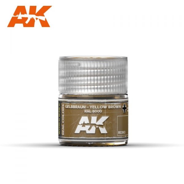 AK Interactive RC063 GELBBRAUN – YELLOW BROWN 10ml