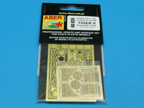 Aber 48035 Pz.Kpfw.VI, Ausf.B TIGER II z wieżą produkcyjną Tamiya 1/48