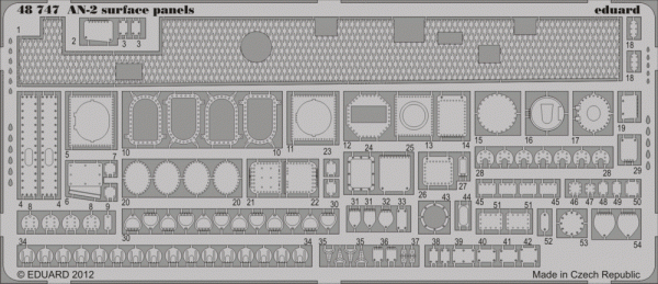 Eduard 48747 An-2 surface panels 1/48 Hobby Boss