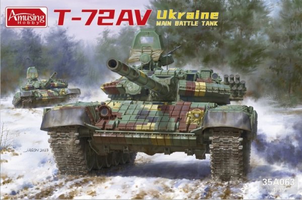 Amusing Hobby 35A063 Ukraine T-72AV Ukraine Main Battle Tank