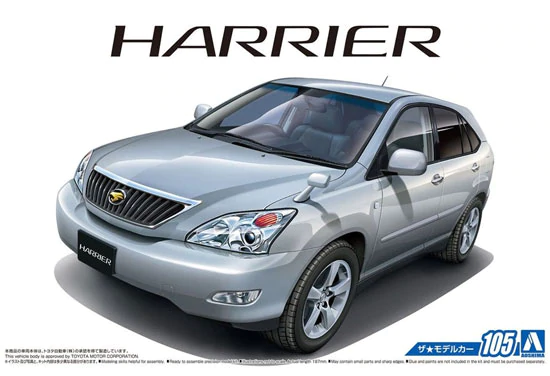 Aoshima 05707 Toyota GSU30W Harrier 350Ｇ Premium L Package '06 1/24