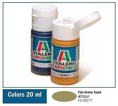 Italeri 4711AP FLAT ARMOR SAND 20ml 