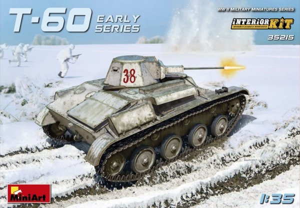 MiniArt 35215 T-60 EARLY SERIES. SOVIET LIGHT TANK. INTERIOR KIT (1:35)