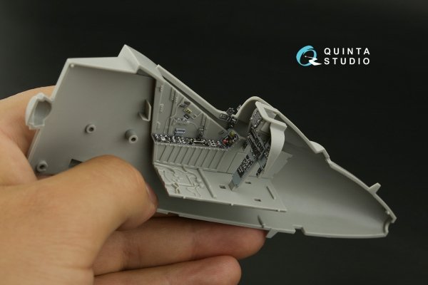Quinta Studio QDS32193 AV-8B Harrier II early 3D-Printed &amp; coloured Interior on decal paper (Trumpeter) (small) 1/32