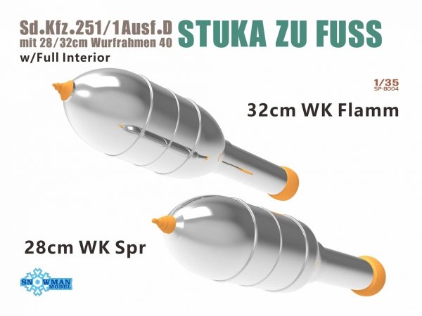 Snowman Model SP-8004 Stuka zu Fuss Sd.Kfz.251/1 Ausf.D 1/35