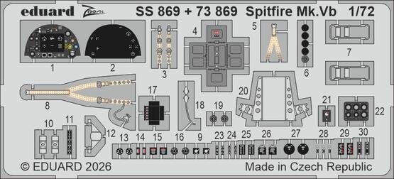Eduard SS869 Spitfire Mk. Vb IBG 1/72