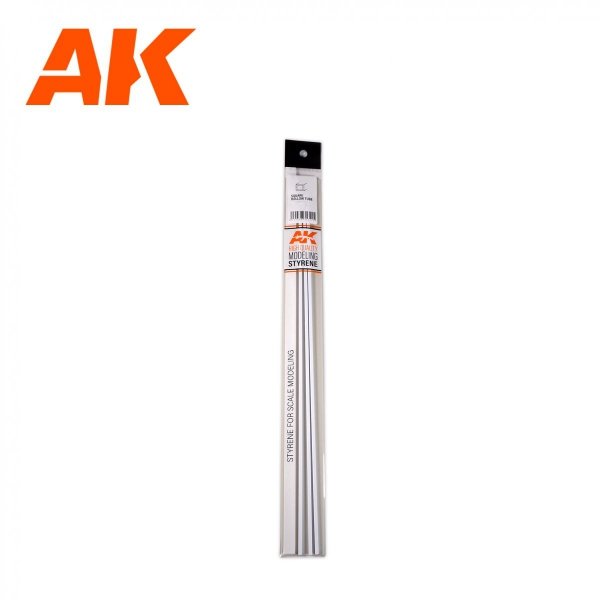 AK Interactive AK6550 SQUARE HOLLOW TUBE 6.00 X 350MM – STYRENE SQUARE HOLLOW TUBE – (2 UNITS)