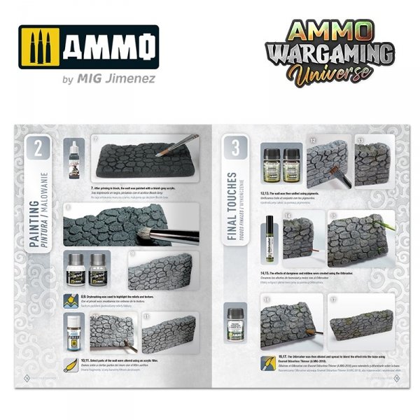 Ammo of Mig 6930 AMMO WARGAMING UNIVERSE Book 11 – Create your own Rocks (English, Castellano, Polski)