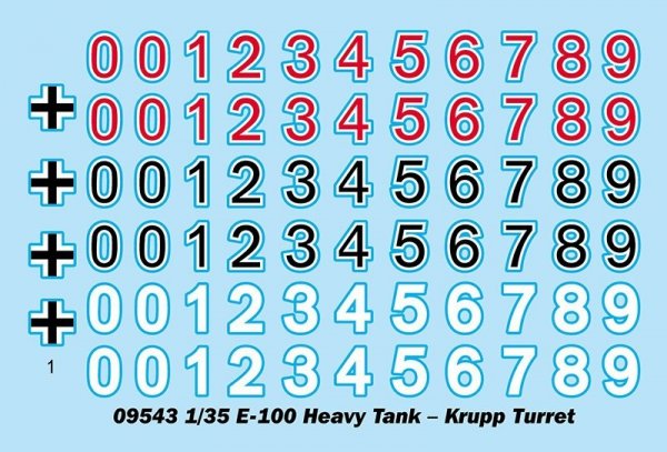 Trumpeter 09543 E-100 Heavy Tank Krupp Turret 1/35