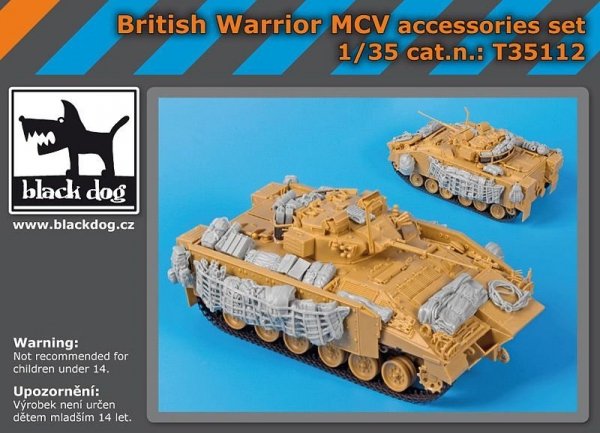 Black Dog T35112 British Warrior MCV accessories set 1/35