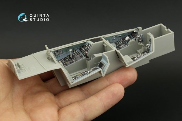 Quinta Studio QD32099 F-14B 3D-Printed &amp; coloured Interior on decal paper (Trumpeter) 1/32