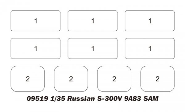 Trumpeter 09521 Russian S-300V 9A85 SAM 1/35