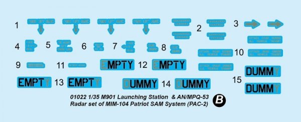 Trumpeter 01022 M901 Launching Station