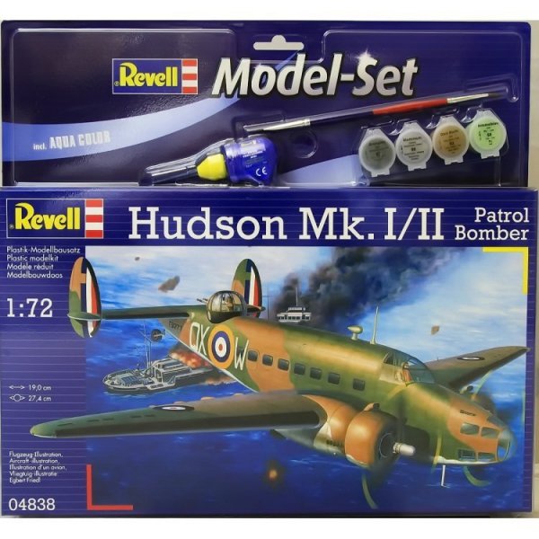 Revell 64838 Hudson Mk.I II Patrol Bomber Model Set (1:72)