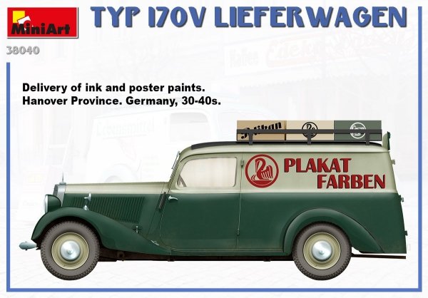 MiniArt 38040 TYP 170V LIEFERWAGEN 1/35