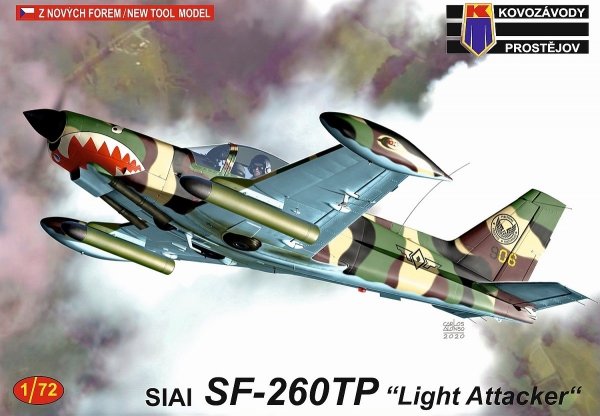 Kovozavody Prostejov KPM0214 SIAI SF-260TP Light Attacker 1/72