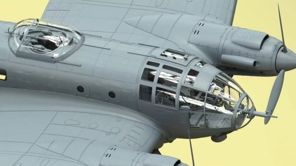 Border Model BF-018 WWII German Bomber Heinkel 111 H-6 1/35