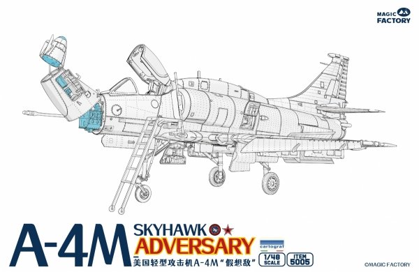 Magic Factory 5005 A-4M Skyhawk "Adversary" 1/48
