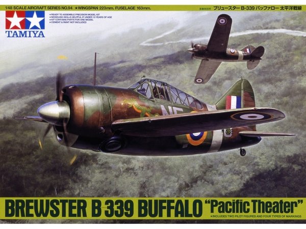 Tamiya 61094 Brewster B-339 Buffalo Pacific Theater 1/48