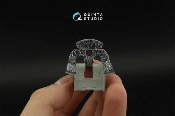 Quinta Studio QDS-32180 F-104S 3D-Printed coloured Interior on decal paper (Italeri) (small version) 1/32