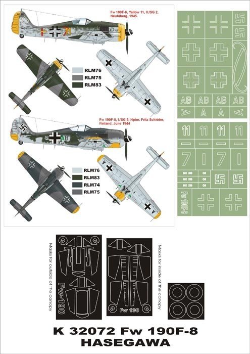 Montex K32072 Fw 190F-8 1/32