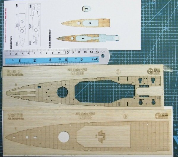 Wood Hunter W35076 HMS Exeter (Trumpeter 05350) 1/350