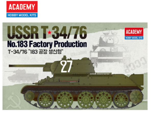 Academy 13505 T-34/76 No. 183 Factory Production 1/35