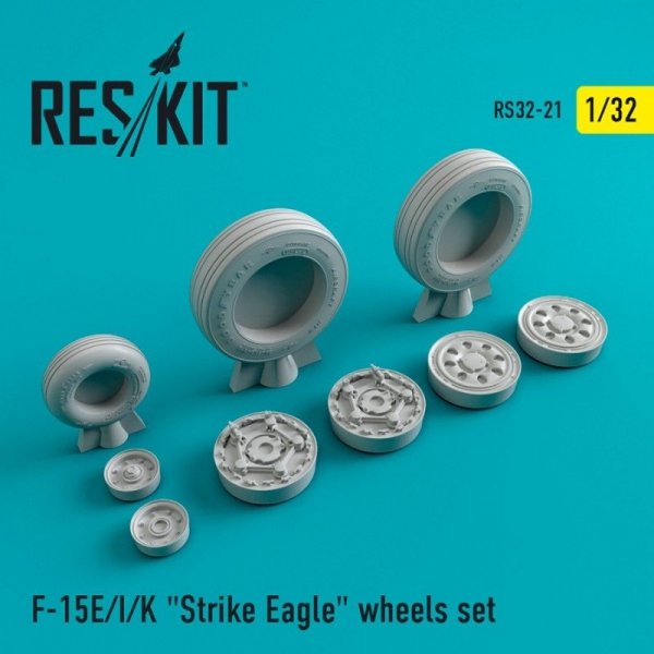RESKIT RS32-0021 F-15 (E/I/K) &quot;Strike Eagle&quot; resin wheels 1/32