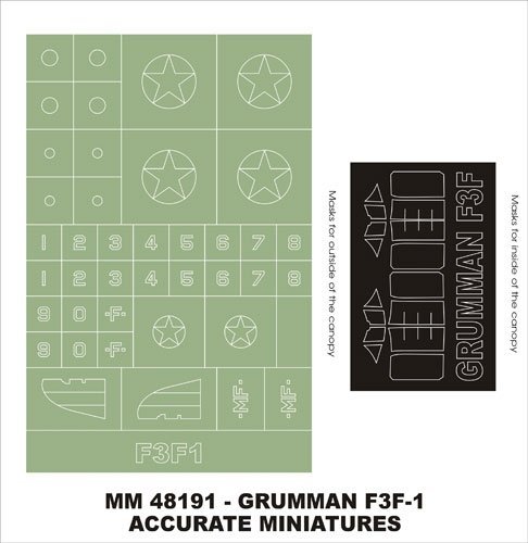 Montex MM48191 Grumman F3F1 ACC.MINIATURES