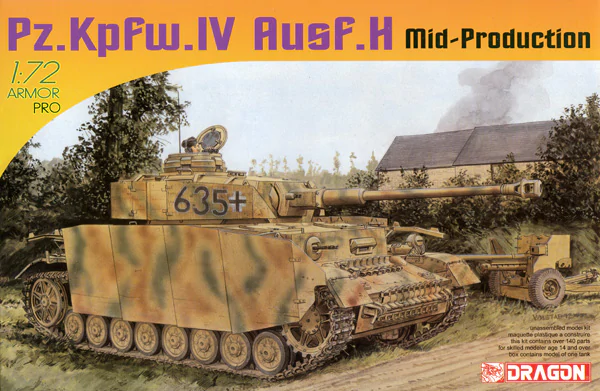 Dragon 7279 Pz.Kpfw. IV Ausf. H Mid-Production 1/72