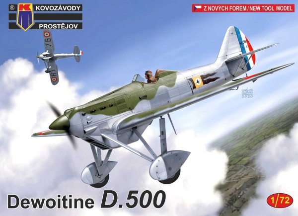 Kovozavody Prostejov KPM0177 DEWOITINE D.500 1/72