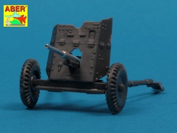 Aber 72L-57 Lufa 37mm do niemieckiej armaty p/p Pak 35/36 – wczesna / German 37mm Barrel for Pak 35/36 Early 1/72