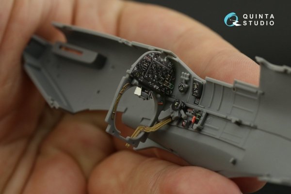 Quinta Studio QD48134 Spitfire Mk.I 3D-Printed &amp; coloured Interior on decal paper (Tamiya) 1/48