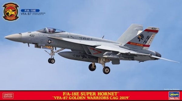 Hasegawa 02417 F/A-18E Super Hornet VFA-87 Golden Warriors CAG 2019 1/72