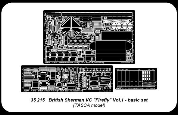 Aber 35215 British Sherman Vc Firefly - vol. 1 - basic set (1:35) 