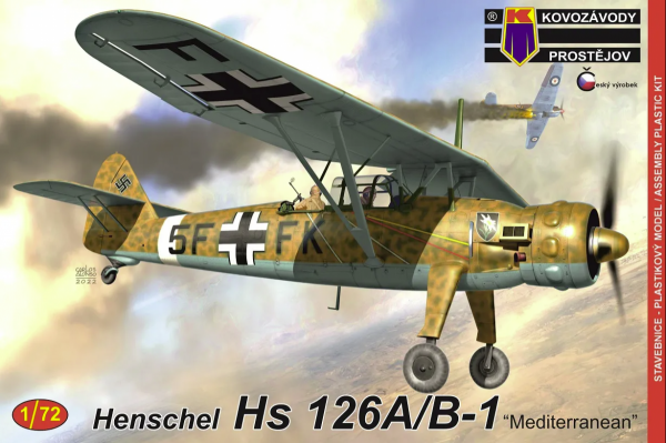 Kovozavody Prostejov KPM0337 Henschel Hs 126B-1 „Mediterranean“ 1/72